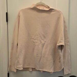 Frank and Eileen Long-Sleeve Capelet Sweatshirt Size Small Pink NEW